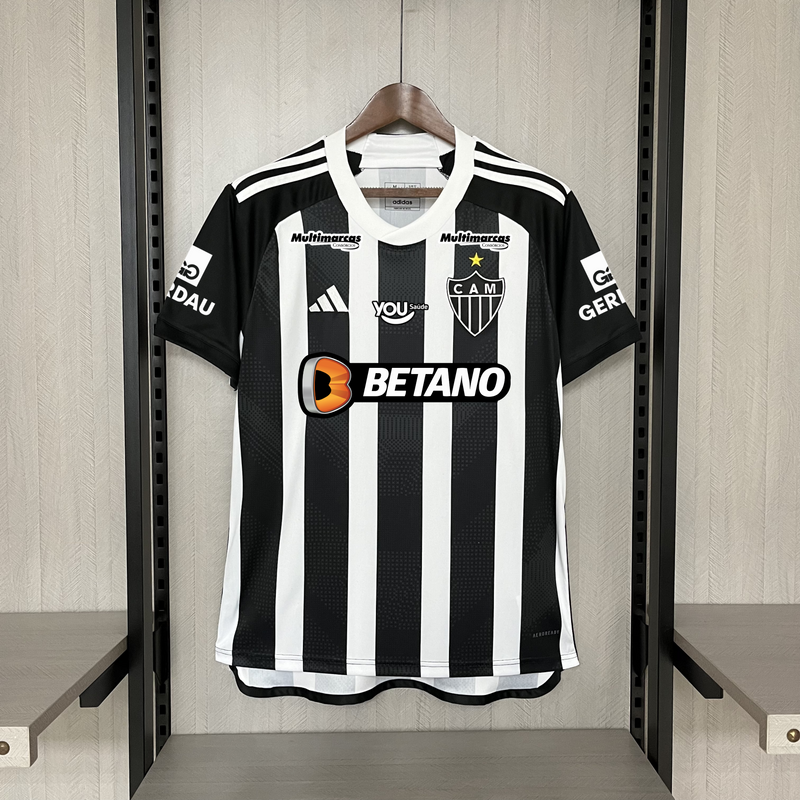 Camisa Atlético Mineiro l 2024/25 Listrada - Modelo Torcedor