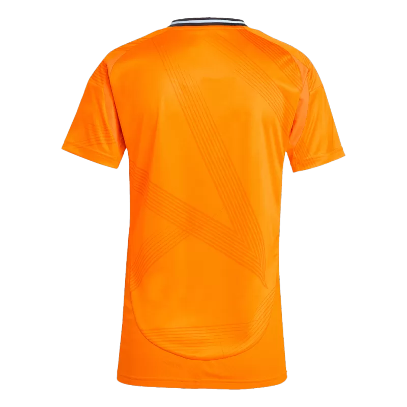 Camisa Feminina Real Madrid ll 2024/25 Laranja - Modelo Baby Look