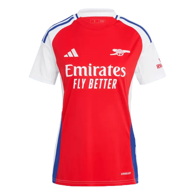 Camisa Feminina Arsenal l 2024/25 Vermelha - Modelo Baby Look