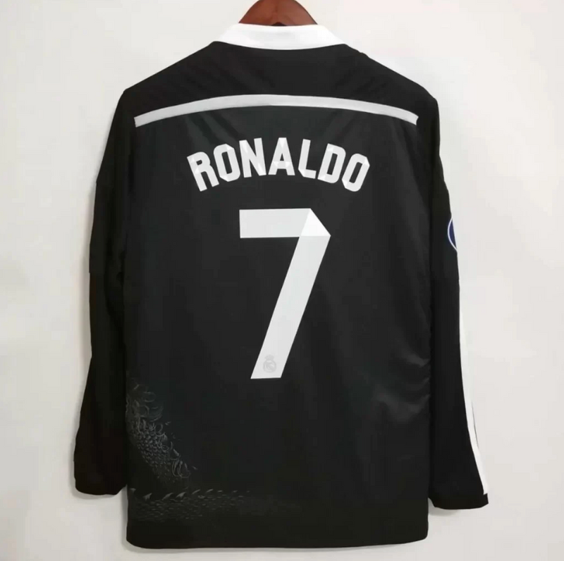 Camisa Retrô Real Madrid Manga Longa 2014/15 Third