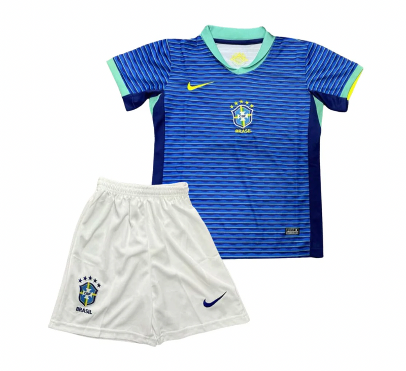 Conjunto Infantil Seleção Brasil ll 2024 - Modelo Torcedor