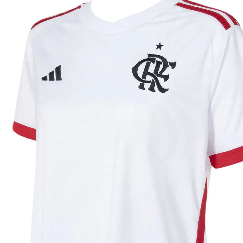 Camisa Feminina CR Flamengo ll 2024/25 Branca - Modelo Baby Look