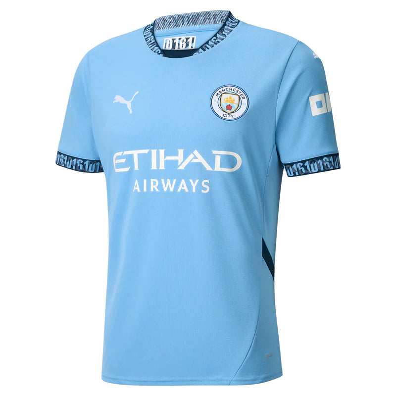 Camisa Manchester City l 2024/25 Azul - Modelo Torcedor