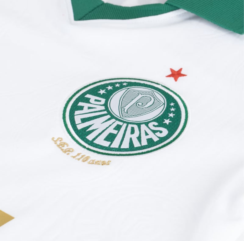 Camisa Feminina Palmeiras ll 2024/25 Branca - Modelo Baby Look