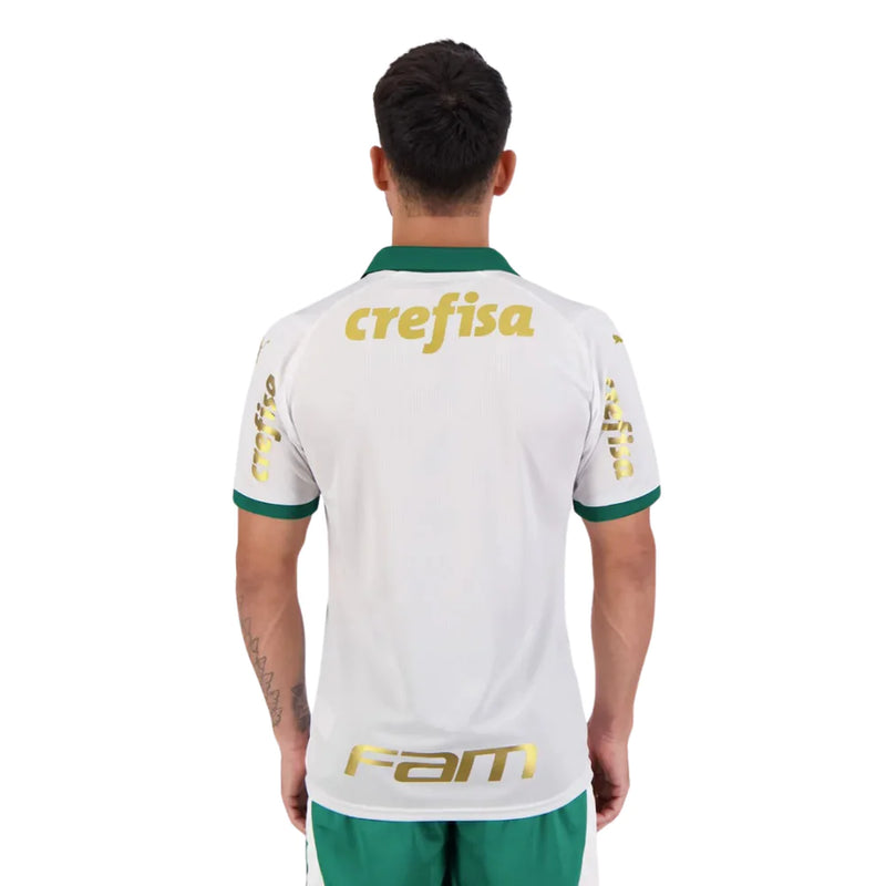 Camisa Palmeiras c/ Patrocínios ll 2024/25 Branca - Modelo Torcedor