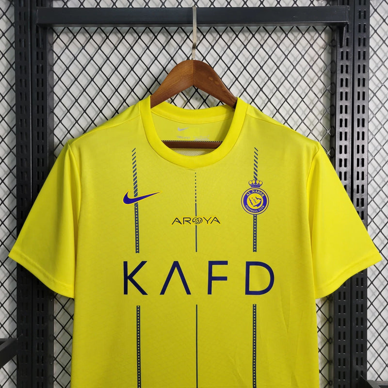 Camisa Al Nassr l 2023/24 Amarela - Modelo Torcedor