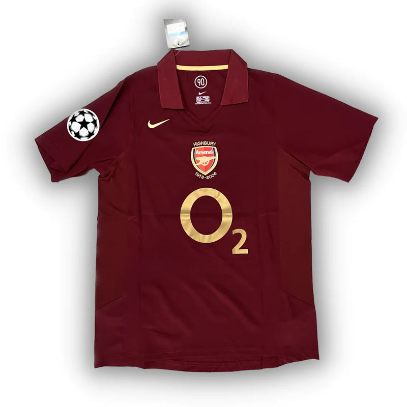 Camisa Retrô Arsenal 2005/06 Home