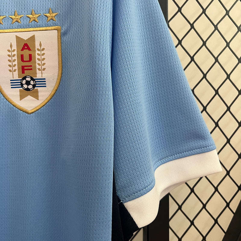 Camisa Seleção Uruguai l 2024 Azul - Modelo Torcedor