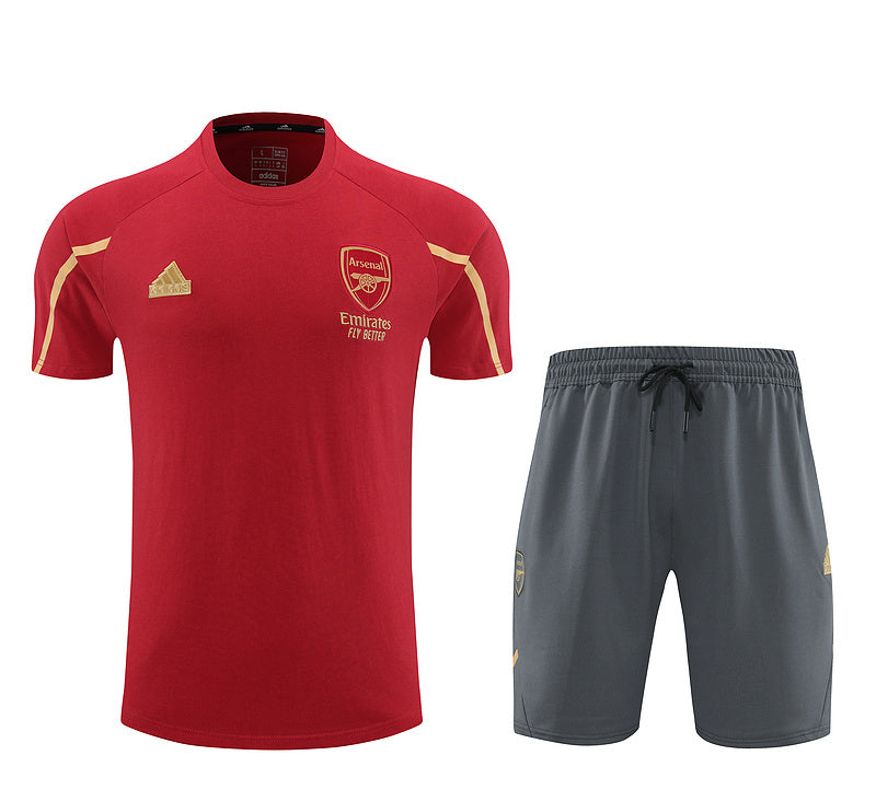 Conjunto Arsenal Treino 100% Algodão - Modelo Torcedor