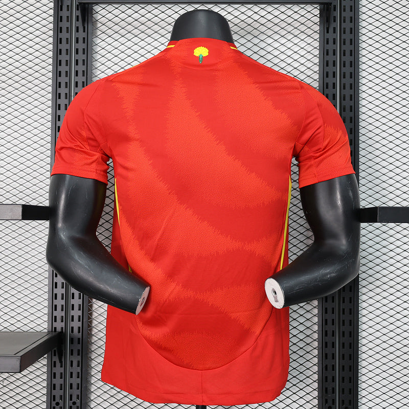 Camisa Seleção Espanha l 2024/25 Vermelha - Modelo Jogador