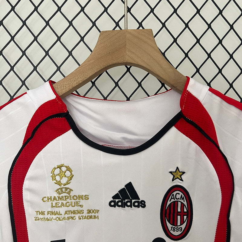 Conjunto Retrô Infantil Milan ll 2006/07 Modelo Torcedor