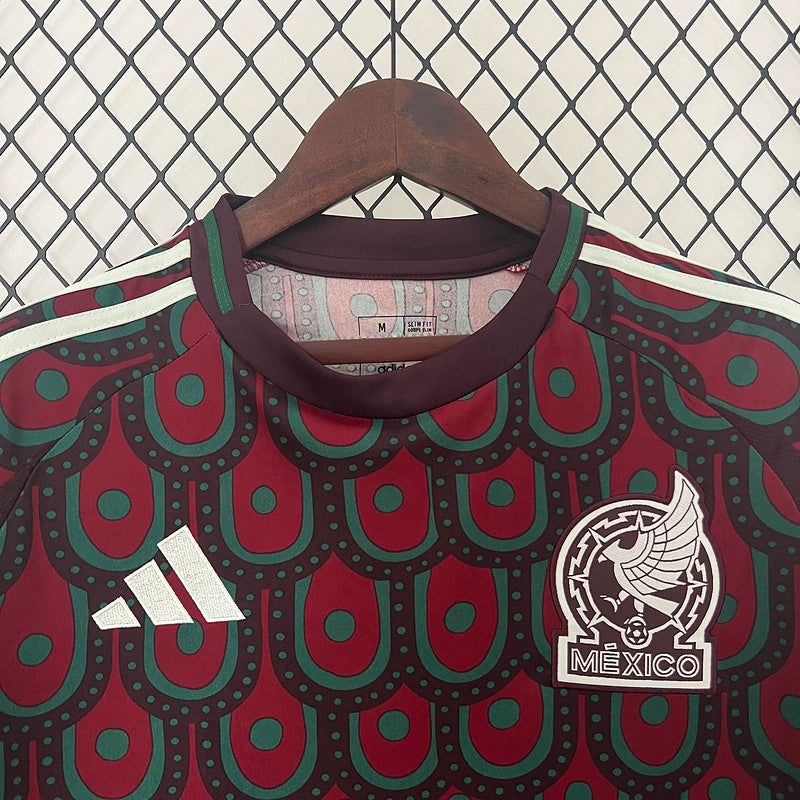 Camisa Seleção México l 2024/25 Grená - Modelo Torcedor