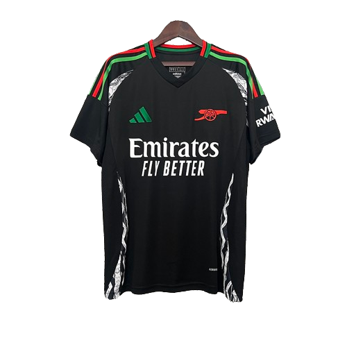 Camisa Arsenal ll 2024/25 Preta - Modelo Torcedor