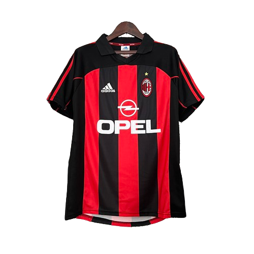 Camisa Retrô AC Milan 2001/02 Home