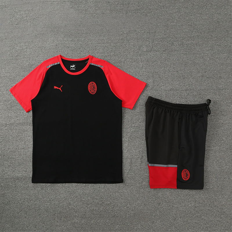 Conjunto Milan Treino 100% Algodão - Modelo Torcedor