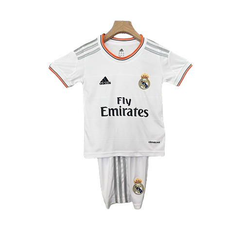 Conjunto Retrô Infantil Real Madrid l 2013/14- Modelo Torcedor