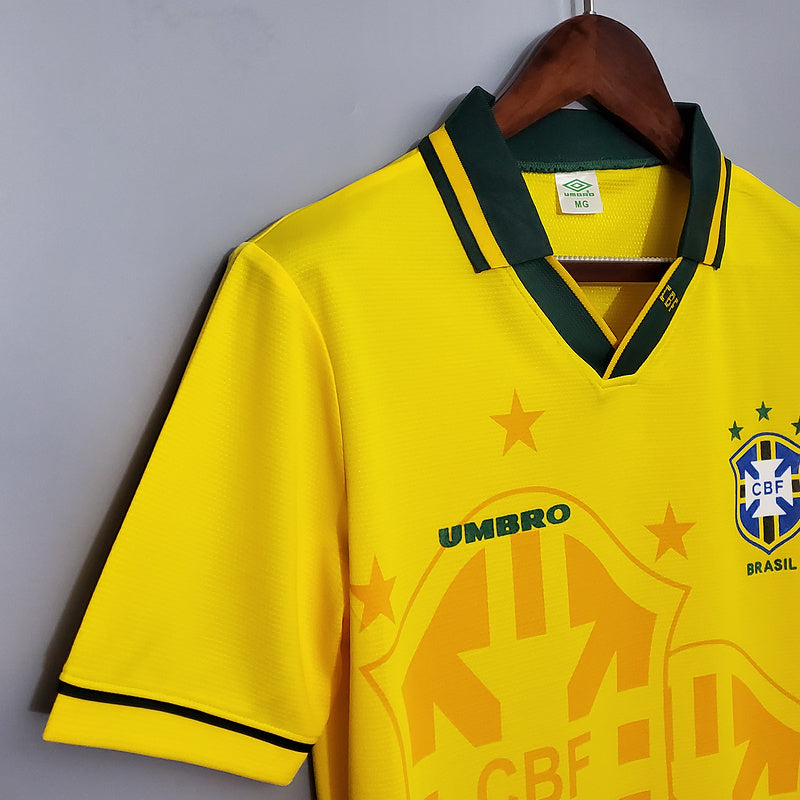 Camisa Retrô Seleção Brasil 1994/94 Home