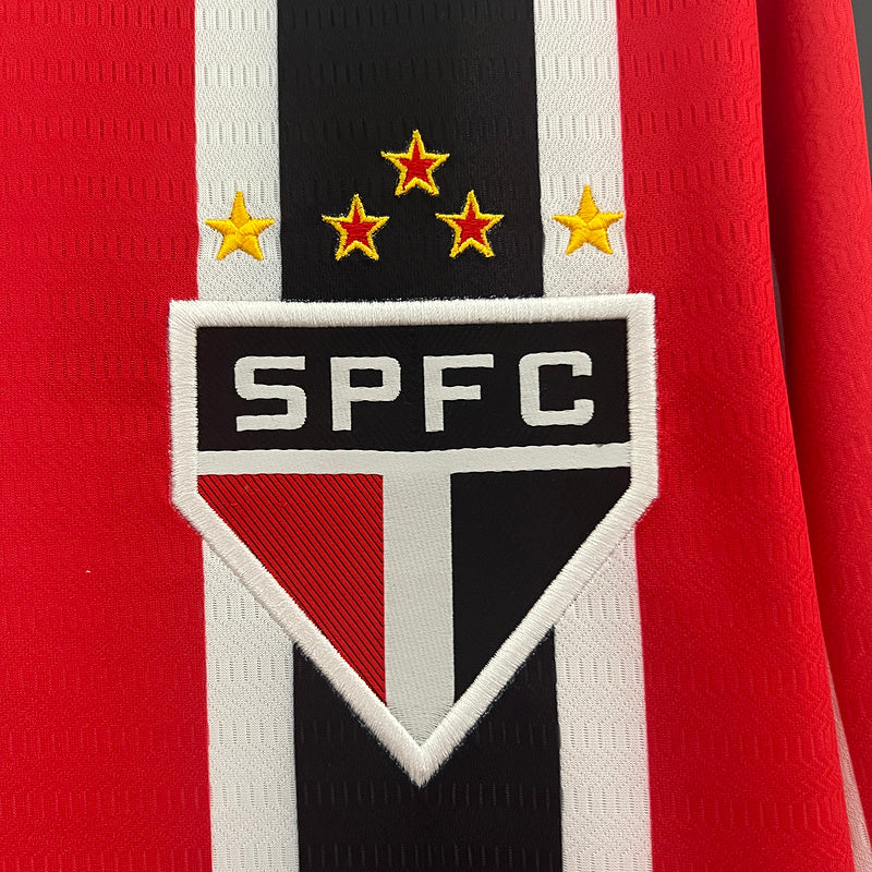 Camisa Manga Longa São Paulo ll 2024/25 Tricolor - Modelo Torcedor