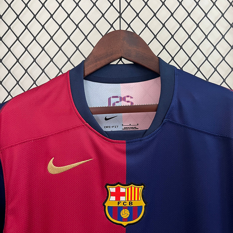 Camisa Barcelona l 2024/25 Grená - Modelo Torcedor