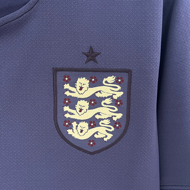 Camisa Seleção Inglaterra ll 2024/25 Roxa - Modelo Torcedor