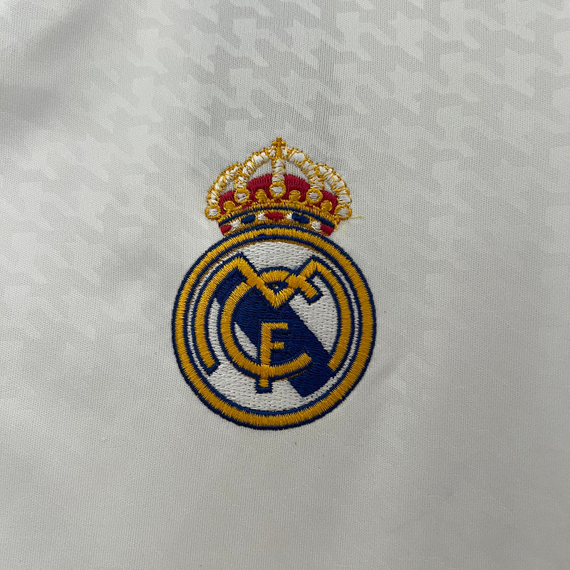 Camisa Real Madrid l 2024/25 Branca - Modelo Torcedor