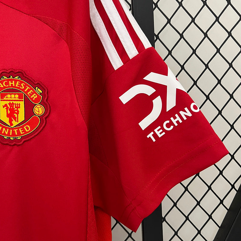 Camisa Manchester United l 2024/25 Vermelha - Modelo Torcedor