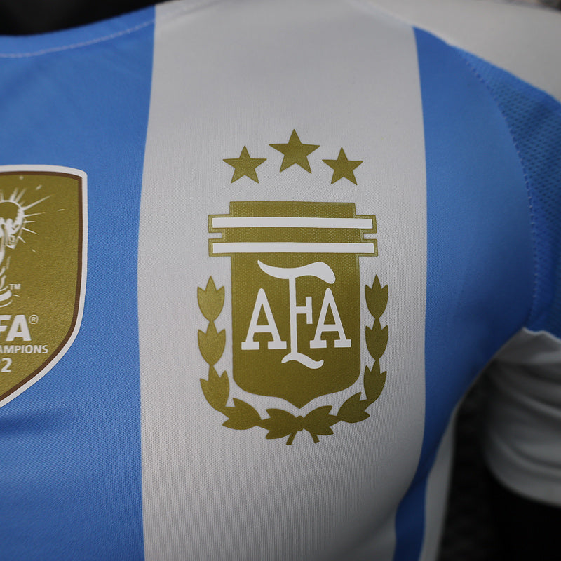 Camisa Seleção Argentina l 2024/25 Azul e Branca - Modelo Jogador