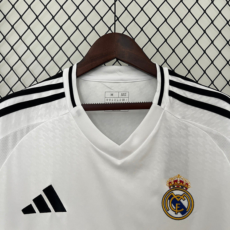 Camisa Real Madrid l 2024/25 Branca - Modelo Torcedor