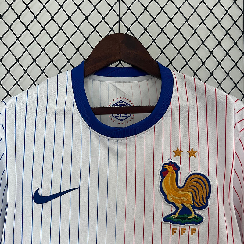 Camisa Seleção França ll 2024/25 Branca - Modelo Torcedor