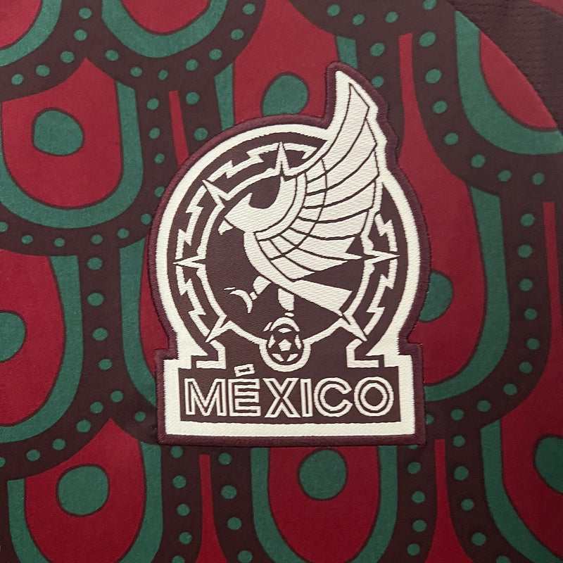 Camisa Seleção México l 2024/25 Grená - Modelo Torcedor