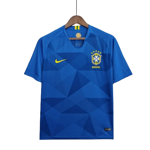 Camisa Retrô Seleção Brasil 2018 Away