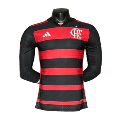 Camisa Manga Longa Flamengo l 2024/25 Rubro-Negra - Versão Jogador