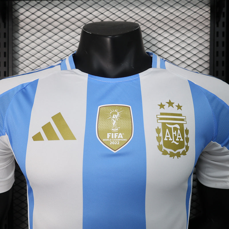 Camisa Seleção Argentina l 2024/25 Azul e Branca - Modelo Jogador