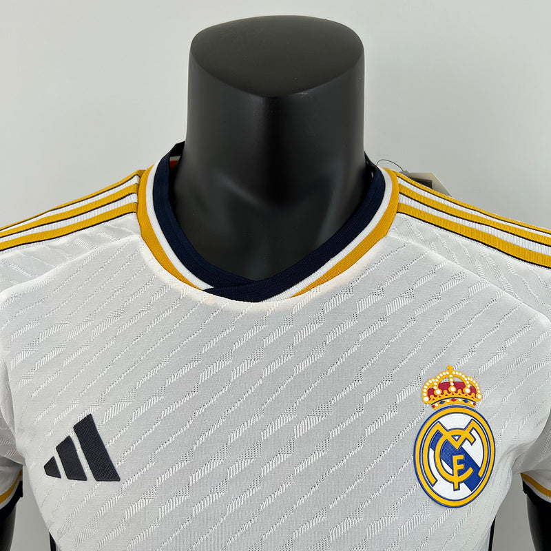 Camisa Real Madrid l 2023/24 Branca - Modelo Jogador