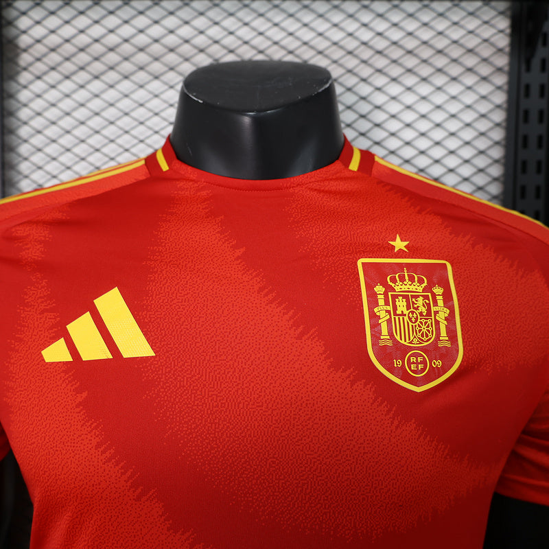 Camisa Seleção Espanha l 2024/25 Vermelha - Modelo Jogador