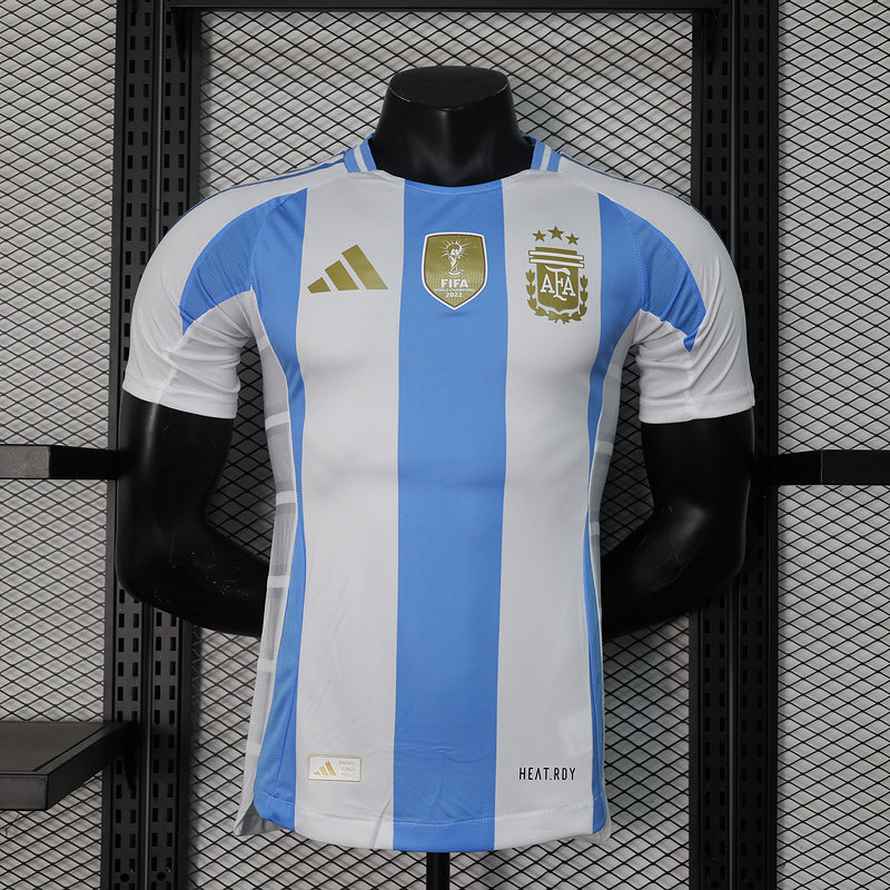 Camisa Seleção Argentina l 2024/25 Azul e Branca - Modelo Jogador