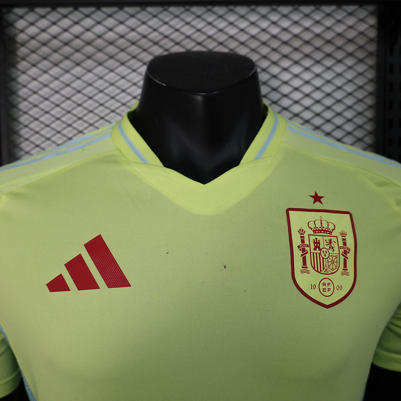 Camisa Seleção Espanha ll 2024/25 Amarela - Modelo Jogador