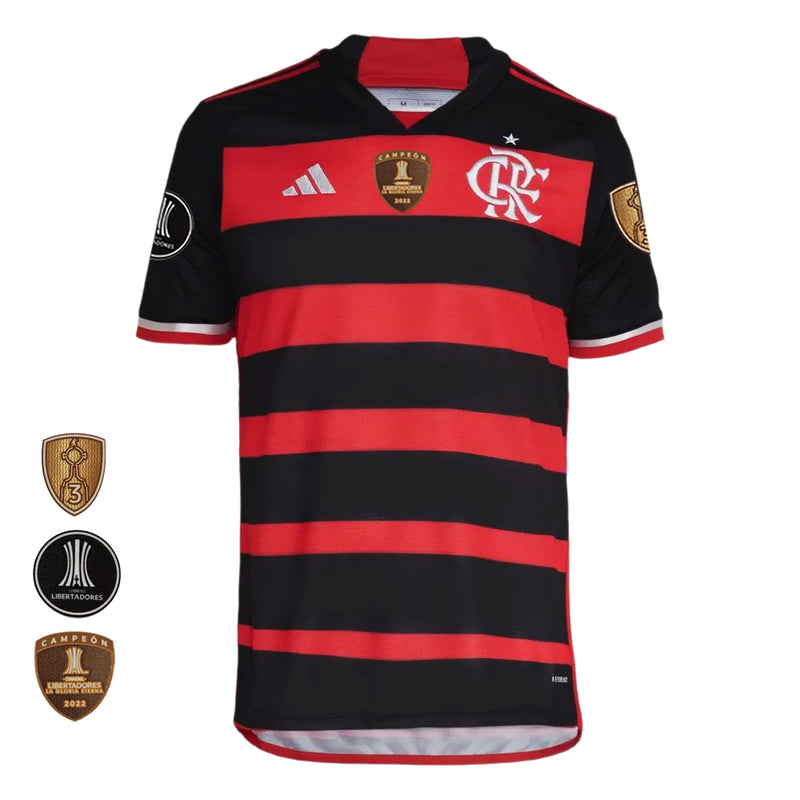 Camisa CR Flamengo l 2024/25 Rubro-Negra - Modelo Torcedor