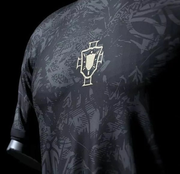 Camisa Seleção Portugal The Siu 2024 Preta - Modelo Torcedor