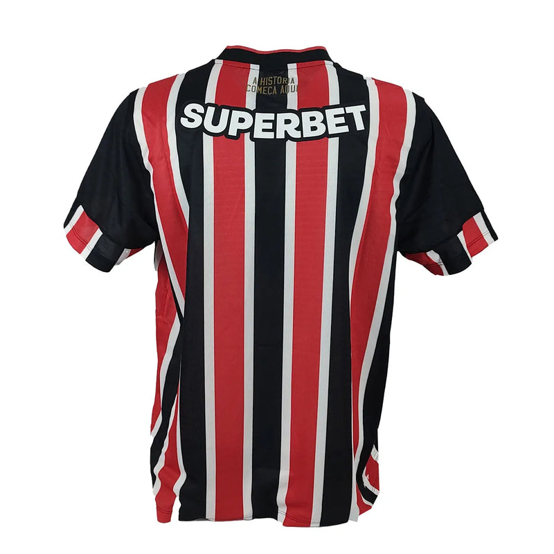 Camisa São Paulo ll c/ Patrocínios 2024/25 Tricolor - Modelo Torcedor