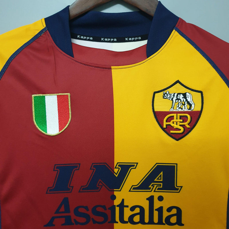 Camisa Retrô AC Roma 2001/02 Home - ResPeita Sports