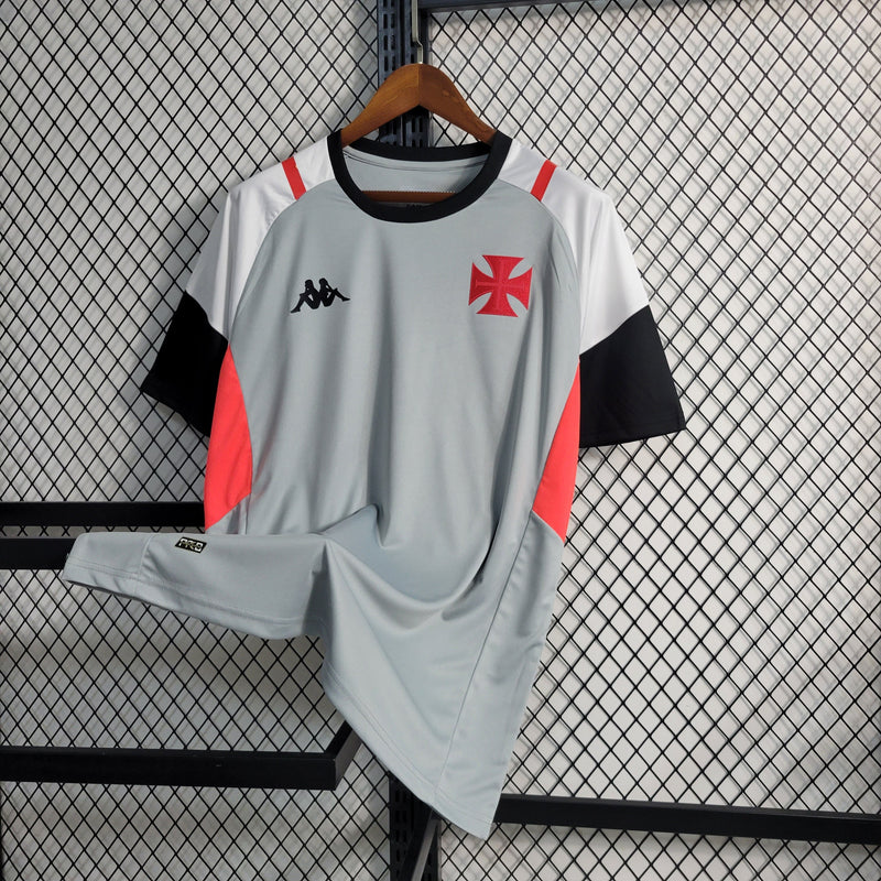 Camisa Vasco da Gama Treino 2023/24 Cinza - Modelo Torcedor