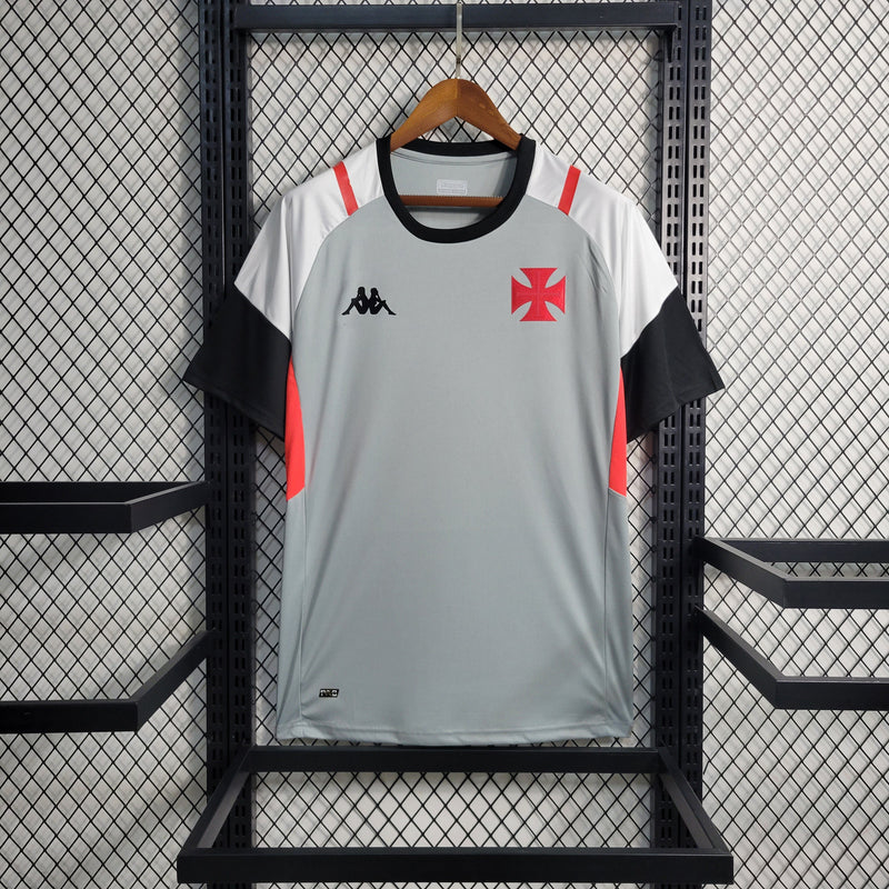 Camisa Vasco da Gama Treino 2023/24 Cinza - Modelo Torcedor