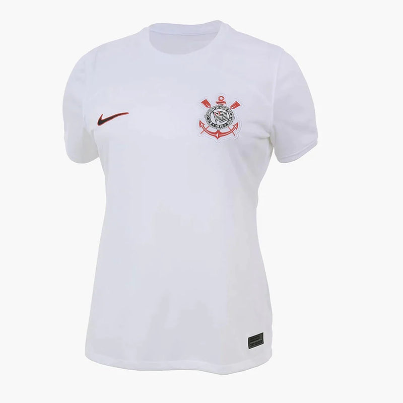 Camisa Feminina l Corinthians 2023/24 Branca - Modelo Baby Look