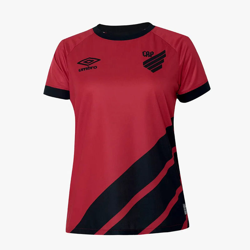 Camisa Feminina Athletico Paranaense l 2023/24 Vermelha - Baby Look