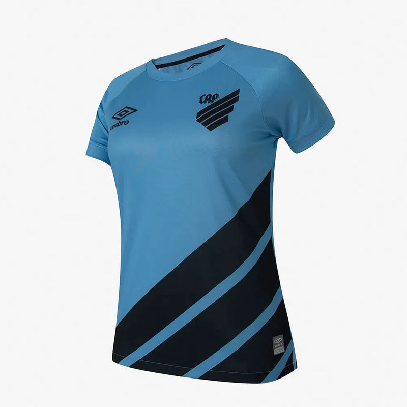Camisa Feminina Athletico Paranaense ll 2023/24 Azul - Modelo Baby Look