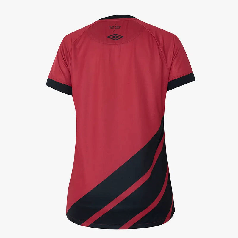 Camisa Feminina Athletico Paranaense l 2023/24 Vermelha - Baby Look