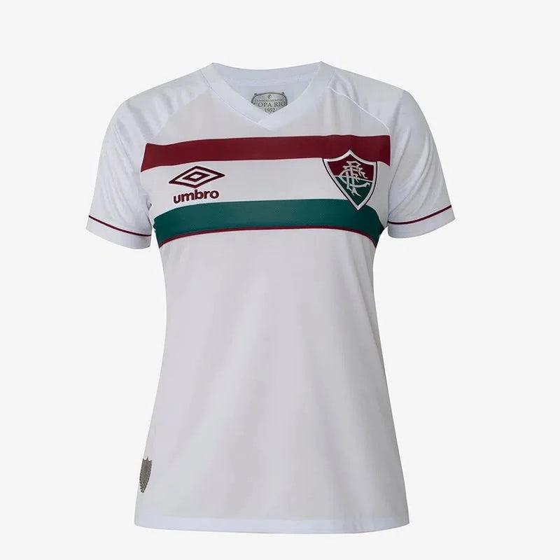 Camisa Feminina Fluminense ll 2023/24 Branca - Modelo Baby Look