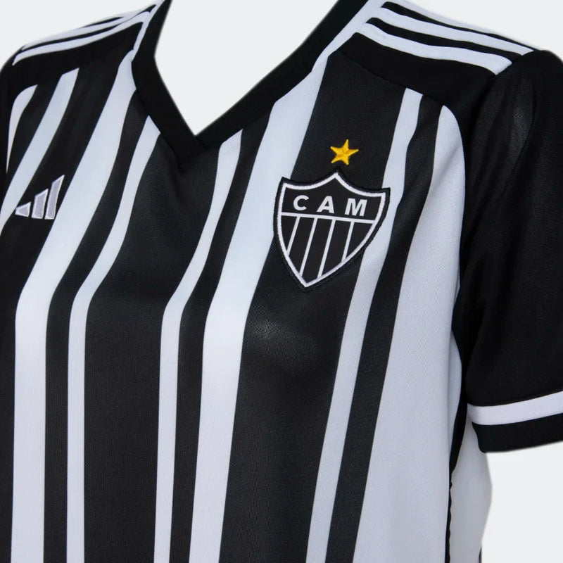 Camisa Feminina Atlético Mineiro l 2023/24 Listrada - Feminina Baby Look
