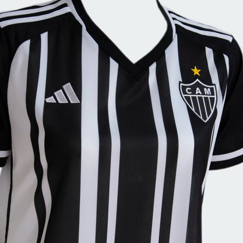 Camisa Feminina Atlético Mineiro l 2023/24 Listrada - Feminina Baby Look